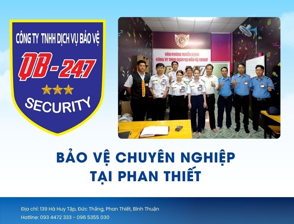 QB-247 cung cấp dịch vụ bảo vệ khách sạn, resort uy tín tại Phan Thiết