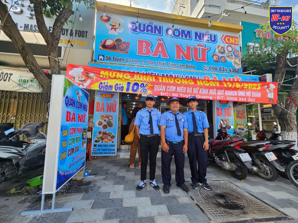 Dịch vụ bảo vệ nhà hàng, quán ăn tại Phan Thiết, Bình Thuận, Lâm Đồng