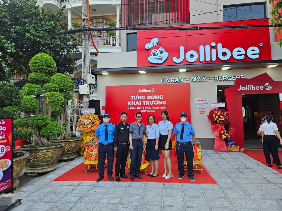 QB-247 Triển Khai Bảo Vệ Sự Kiện Khai Trương Jollibee Phan Thiết